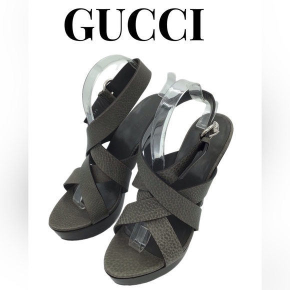Gucci Shoes - GUCCI~ Old Libeccio Platform Sandals